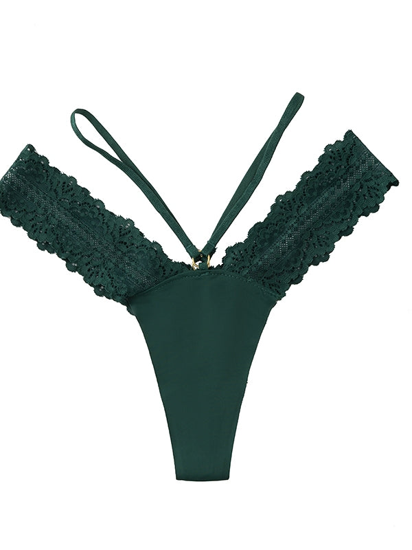 Celana Dalam Lace Ekslusif Women's Sheer Lace Panties Soft Briefs 8812 (M/L)