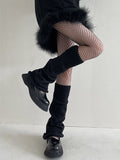 Women's Flare Kniited Leg Warmers Boot Cuffs Socks 8054