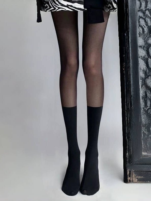 LS Stocking Kaos kaki Wanita Dewasa Hosidery Polos Panjang All Size 8681 Women Sock Plain Pantyhose Fashion