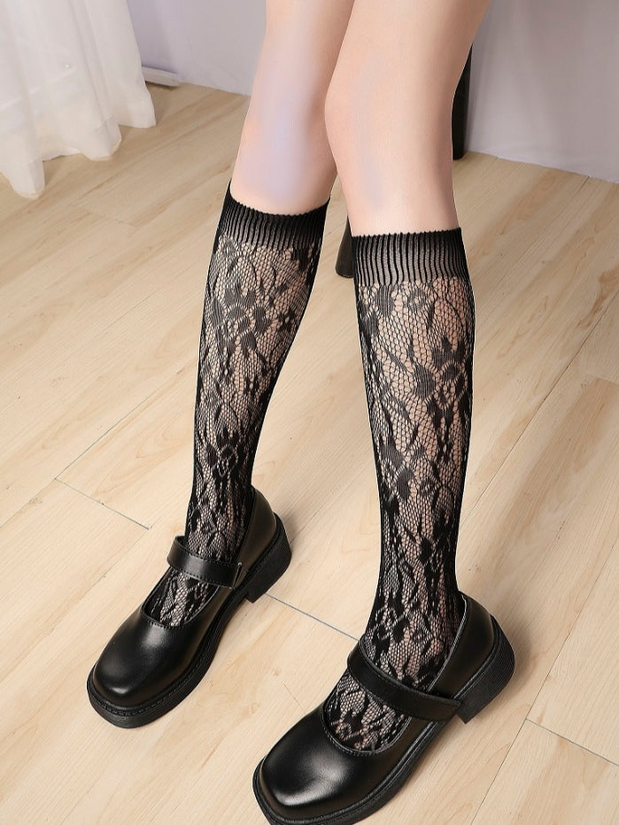 Women's Patterned Long Socks 8682