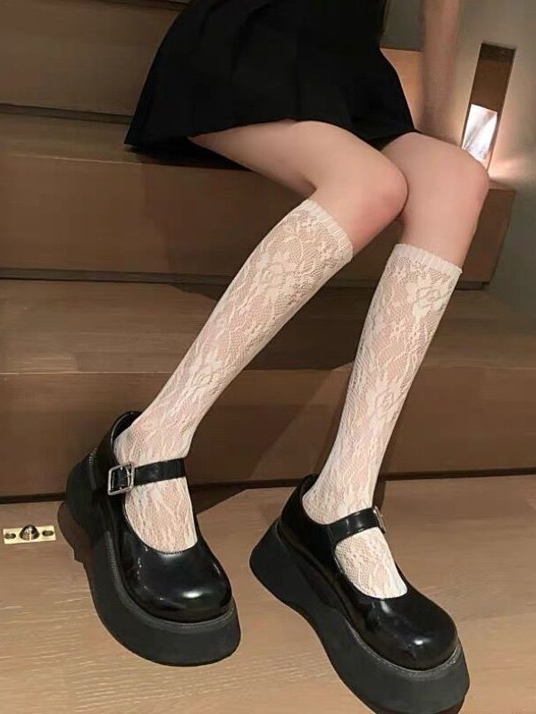 Women's Patterned Long Socks 8682